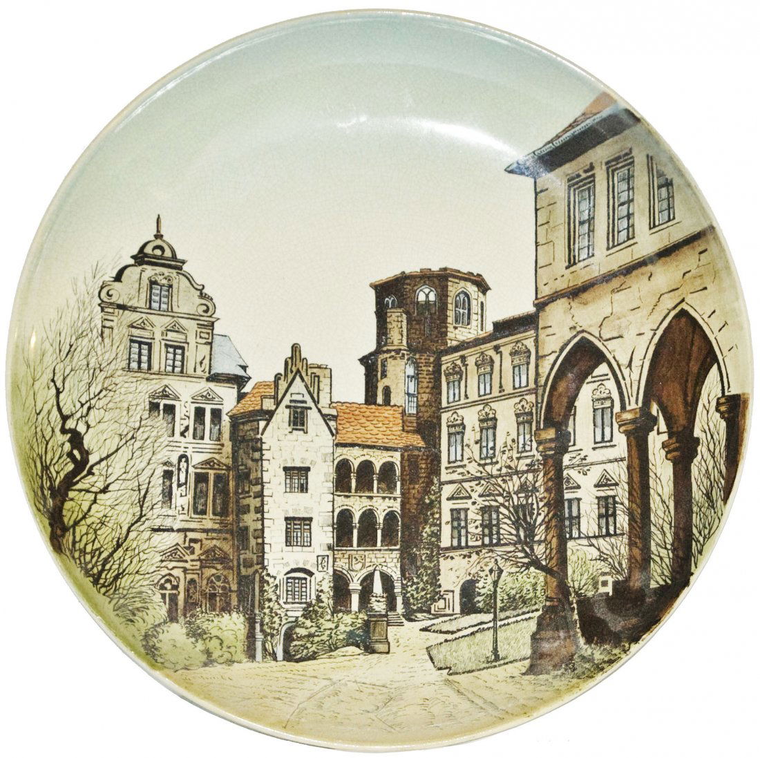 Schloss Heidelberg Mettlach Plaque (1 of 1)