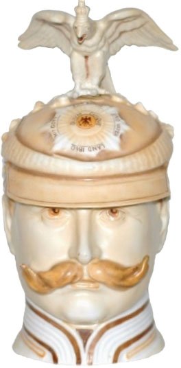 Wilhelm II in Parade Helmet Schierholz Stein (1 of 1)