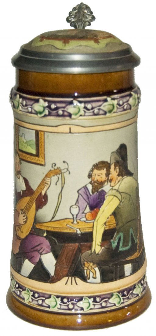 Men & Mandolin Player Etched JW Remy Stein (1 of 1)