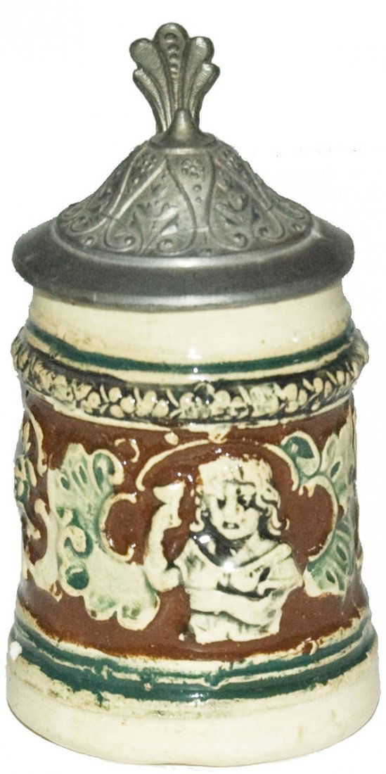 Girl Holds Goblet Dumbler & Breiden 1/16L Stein (1 of 1)