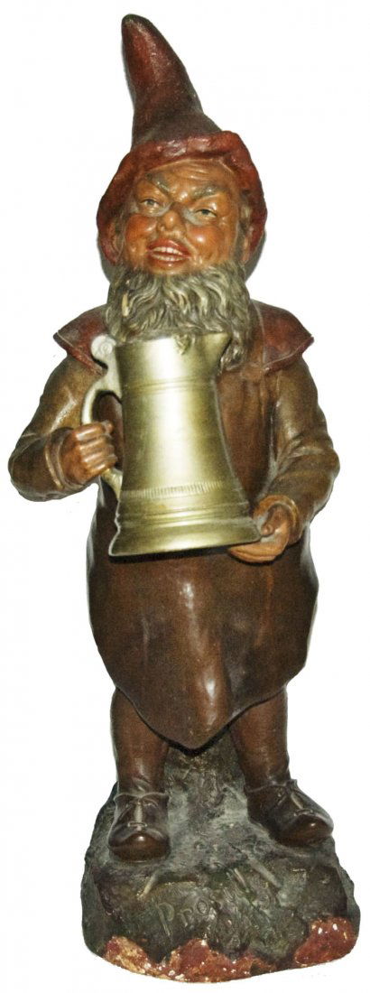 Large 24" Dwarf w Big Stein Terracotta Figure (1 of 1)
