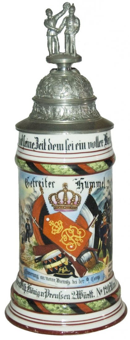 Inft  Wurtt No 120 Ulm Regimental Stein (1 of 3)