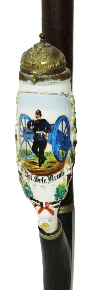 Helmet Lid Feld Art No 19 Hannover Regt Pipe 58" (1 of 2)