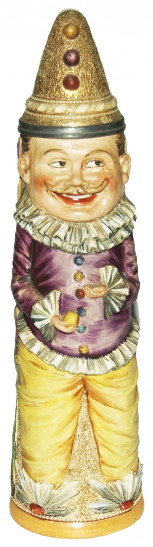 1L Skinny Jester 13" Tall Diesinger Charactr Stein (1 of 1)