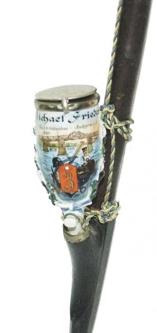 Pionier Batl 3 Munchen 31" Regimental Pipe w Cover (1 of 2)