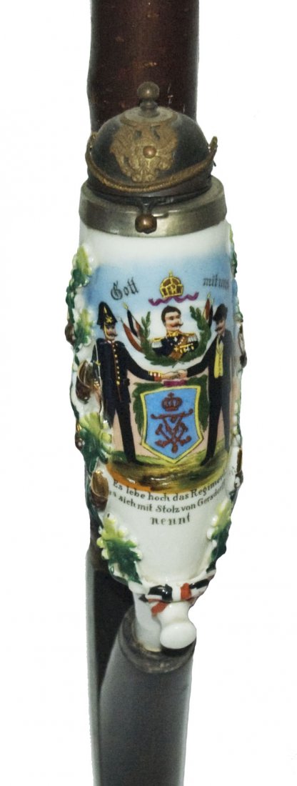 Regimental Pipe w Artillary Epalet 52" w Helmet (1 of 2)