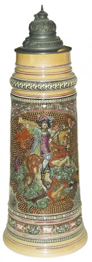 Trumpeter on Horse 2L Diesinger Stein (1 of 1)