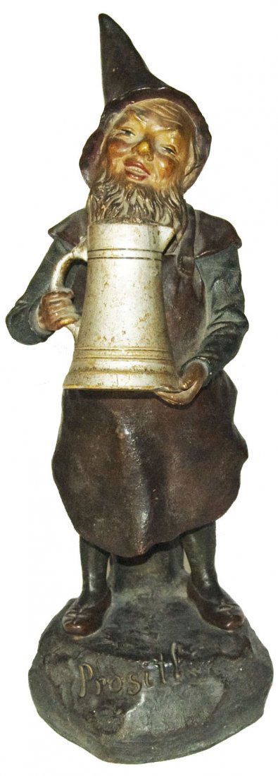 Maresh Terracotta Dwarf Figure with Large Stein (1 of 1)