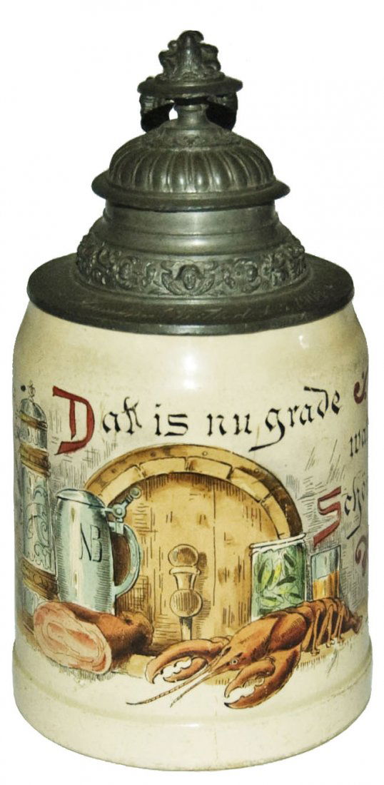 Steins Barrel & Verse Mettlach Stein (1 of 1)