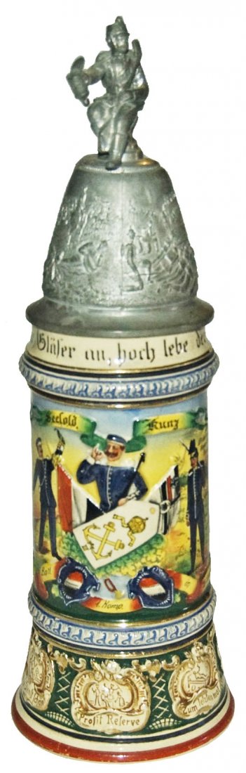 See Batt  1 Komp In Wilhelmshaven Regimental Stein (1 of 3)