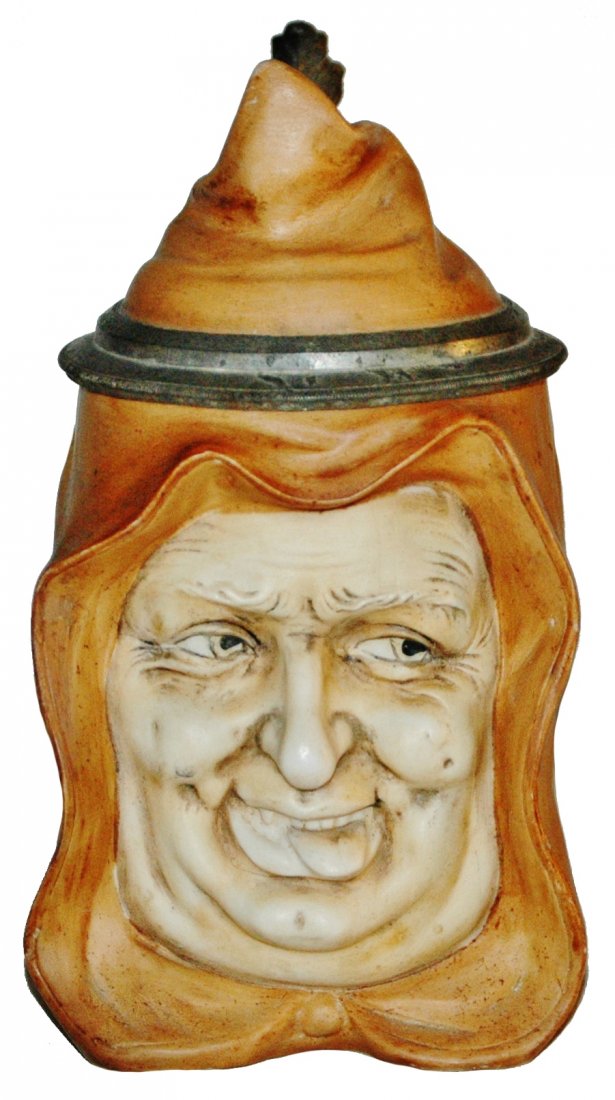 Tipsy Monk Bohne Porcelain Character Stein (1 of 1)