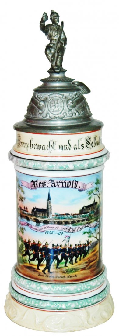 1 Lothe Inft No 174 Metz Regimental Stein 1907 (1 of 3)