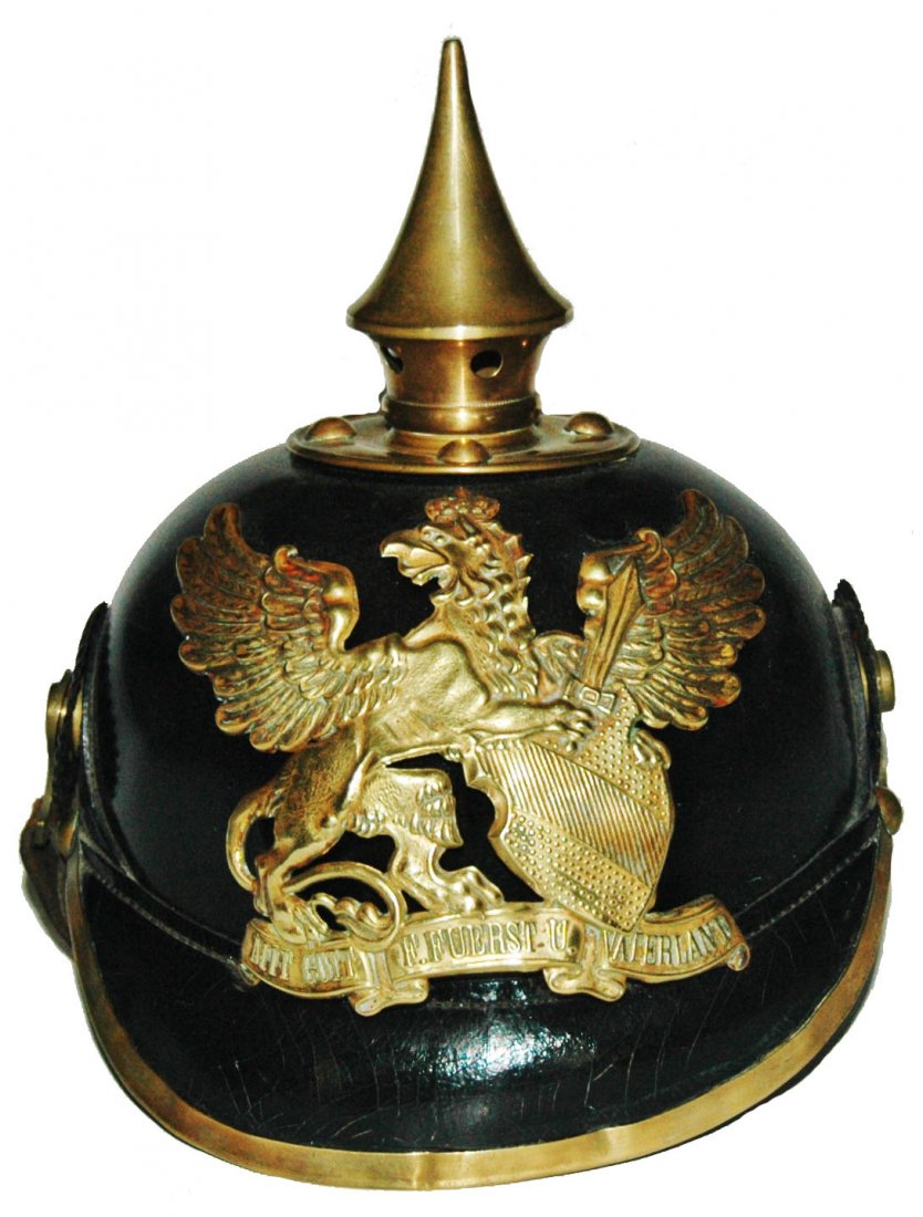 Griffin Lion Shield Imperial German Helmet (1 of 1)