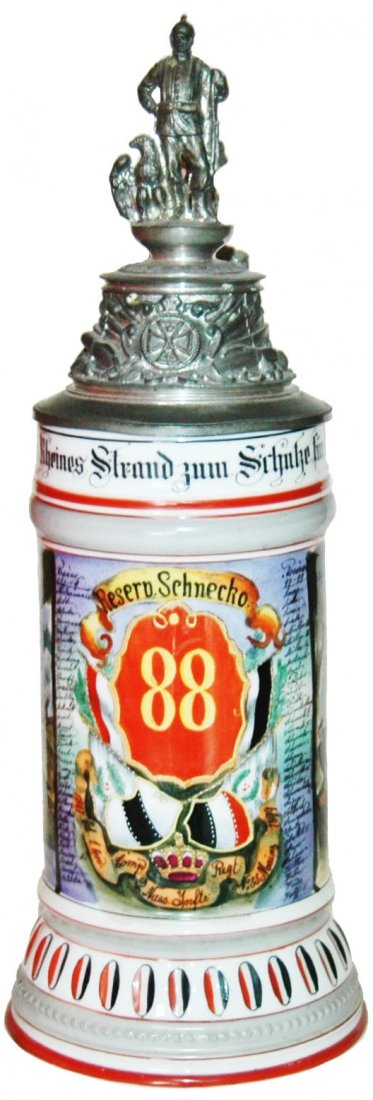 Inft No 88 Mainz Regimental Stein Wilhelm Thumblit (1 of 1)