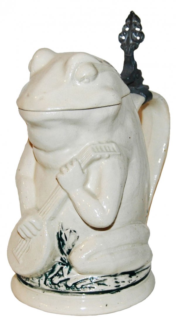 Frog Plays Banjo Character Stein (1 of 1)