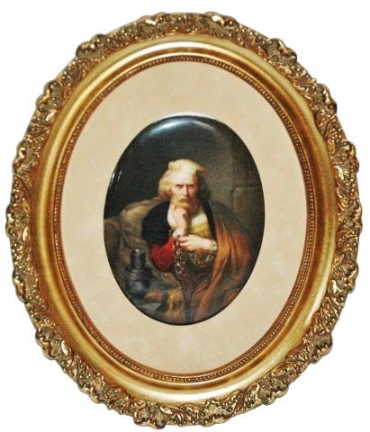 KPM Columbus in Chains Gustave Framed Plaque (1 of 1)