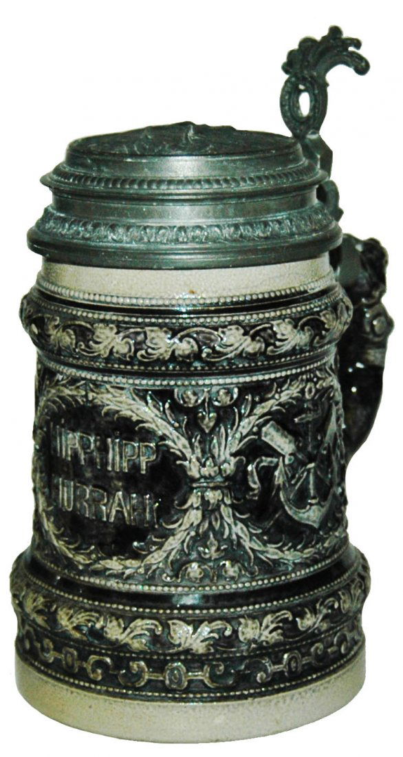 College Skulling HR Stein w Mermaid Handle (1 of 2)