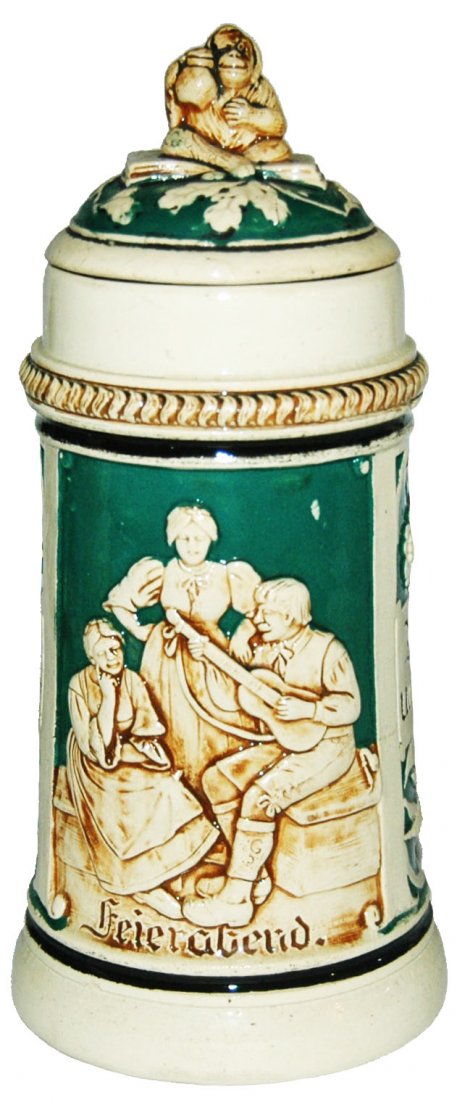 3D Monkey lid on Stein w Guitar Player (1 of 1)