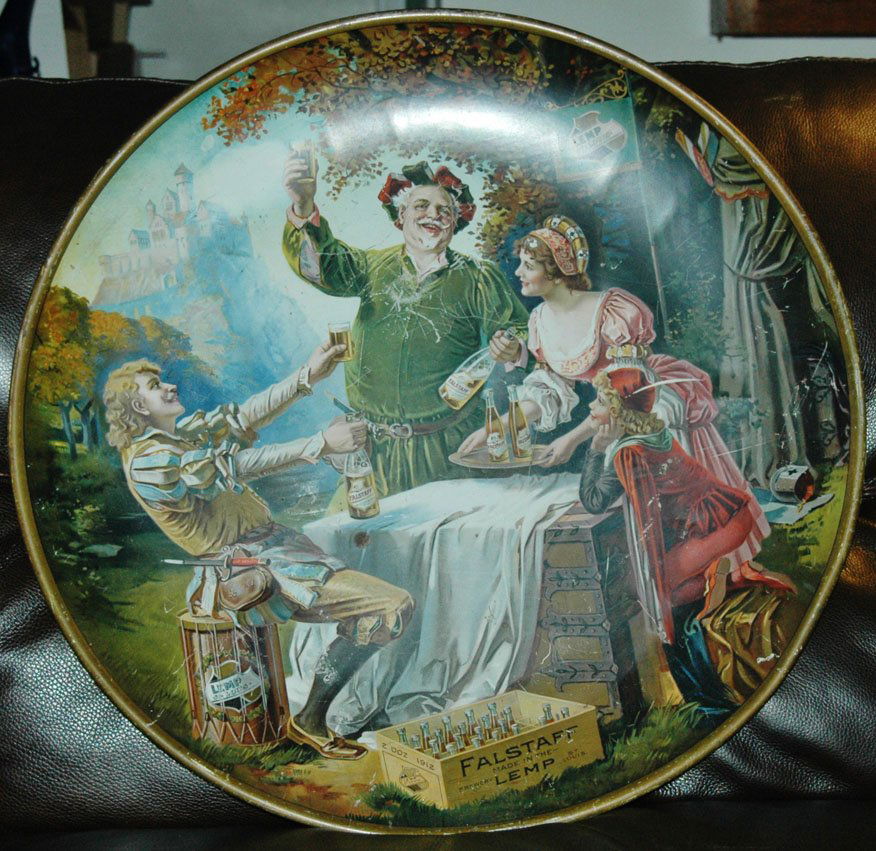 Tin Litho 24" Lemp St Louis Brewery Plaque (1 of 1)