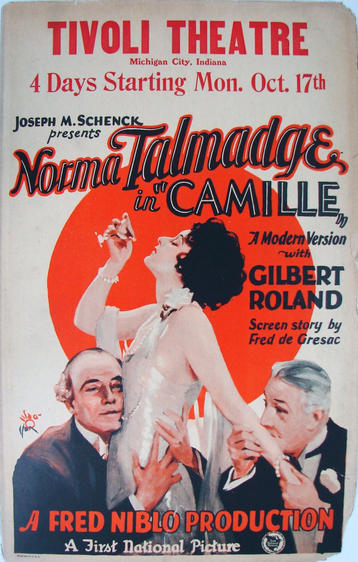 Lot of Silent Era Film Window Cards: Twenty-seven (27) silent era film theater window cards. There are two (2) cards for each of the following titles: "A Trip to the Hawaiian Islands", "The Night of Love", "Jesse James", and "Camille". T