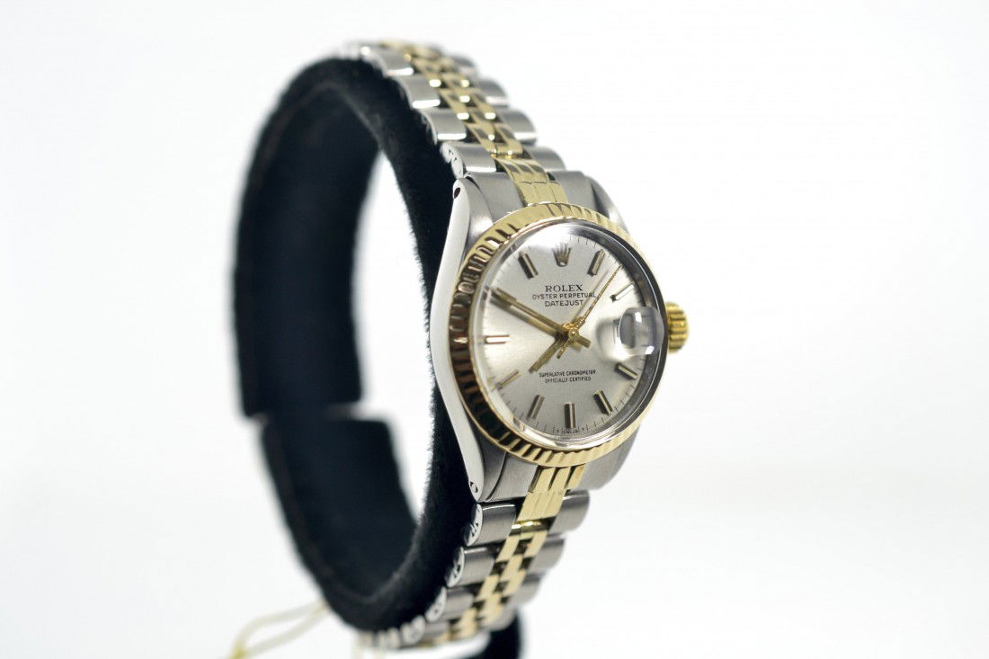 Ladies Two-Tone Rolex: Ladies Two-Tone Rolex oyster perpetual datejust wristwatch