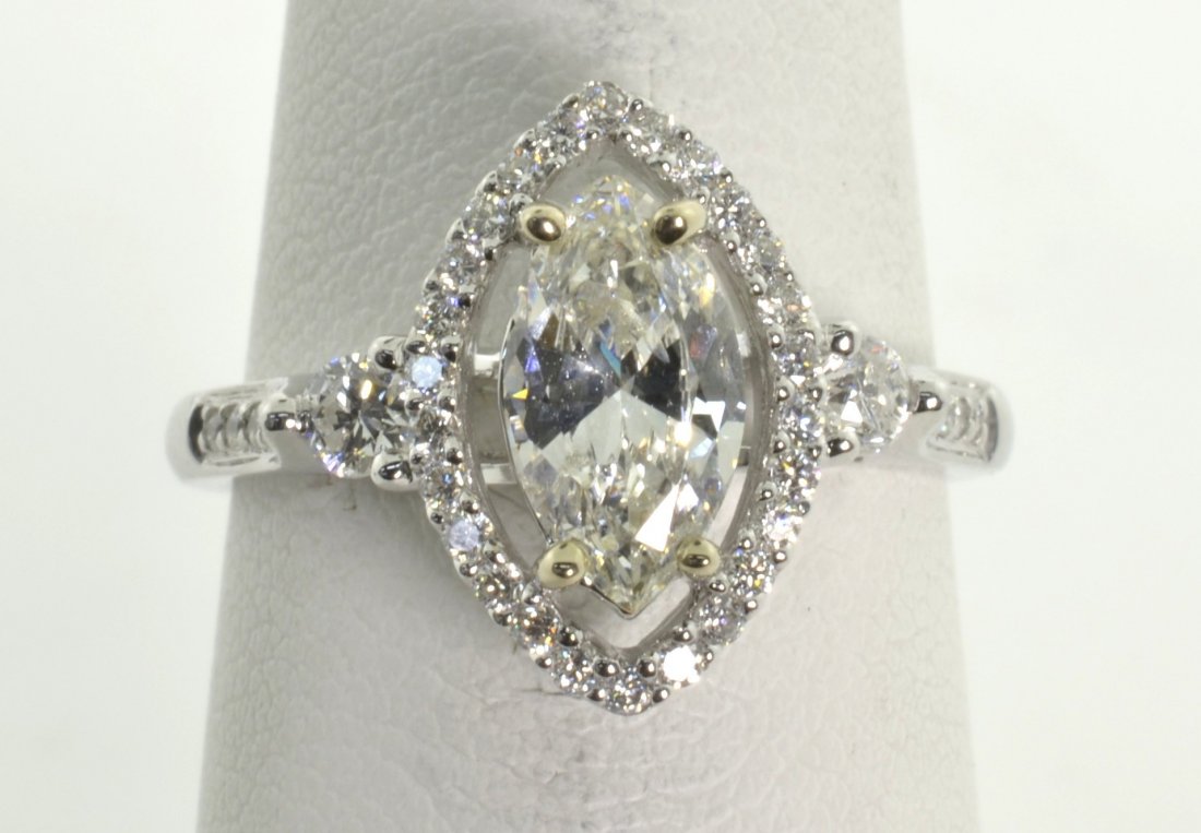 Diamond Unity Ring Appraised Value: $9,100: 18K white gold ring with 1.91 cts of diamonds (EGL Certified)