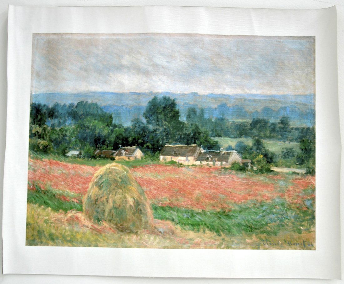 Claude Monet's "Haystack at Giverny 1886" (ON CANVAS): Claude Monet's "Haystack at Giverny 1886" (ON CANVAS)