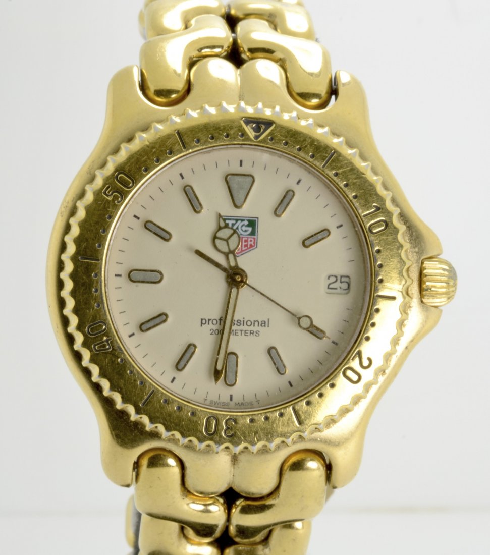 Tag Heuer Watch: Mens Tag Heuer stainless steel watch