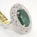 Emerald & Sapphire Ring Appraised Value: $6,538 - 3