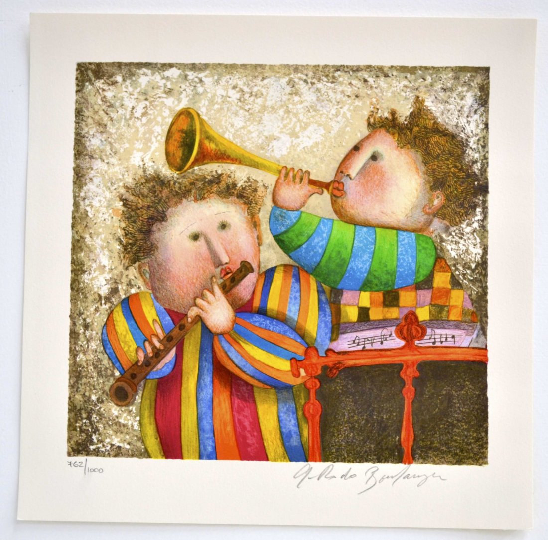 Graciela Rodo Boulanger's "Musique Pir Les Yeux" Art: Graciela Rodo Boulanger's "Musique Pir Les Yeux" Art LIMITED EDITION SIGNED AND NUMBERED