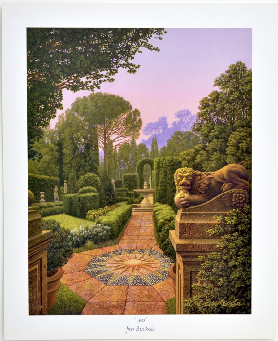 Jim Buckles "Leo" Limited Edition Signed & Numbered: Jim Buckles "Leo" Limited Edition Signed & Numbered 117/250 K9J9