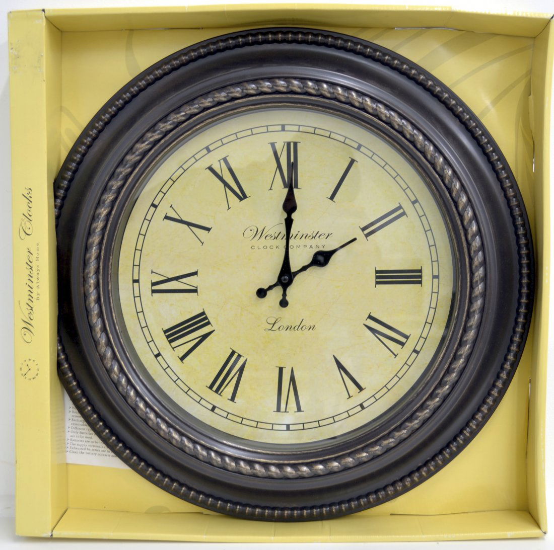 Westminster Clock Company Wall Clock