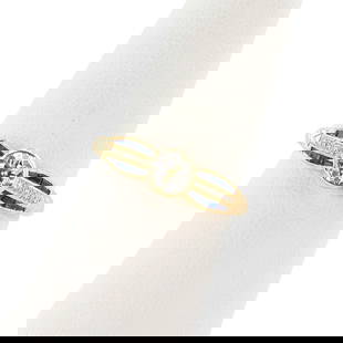 0.51ct K COLOR SI2 CLARITY CENTER Diamond and 0.41ctw Blue Sapphire 14K Yellow Gold Ring (0.57ctw: One polished, stamped. and tested 14K yellow gold ring with a bright finish. The ring is mounted with 1 genuine diamond center stone weighing approximately 0.51 carat, 16 genuine faceted sapphires wei