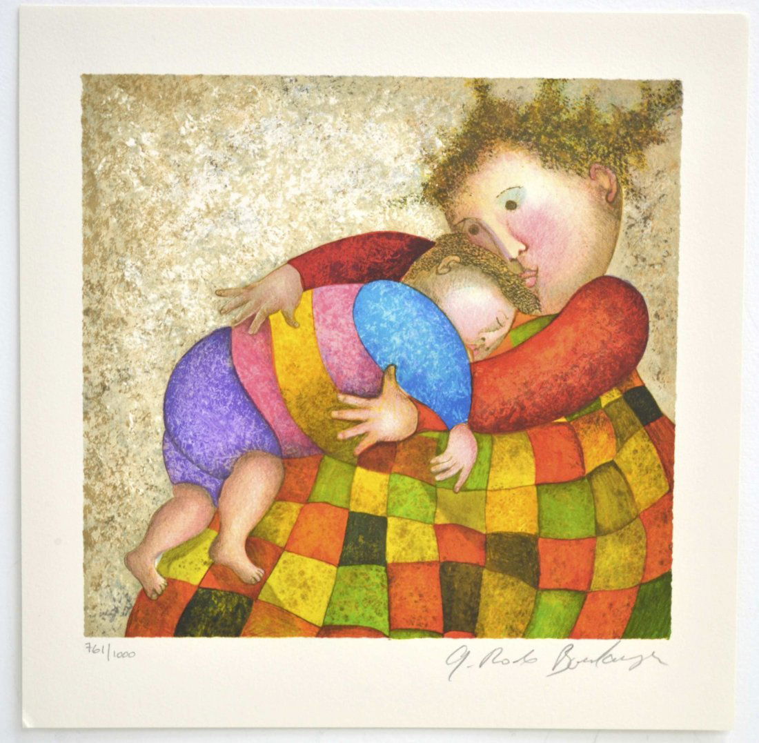Graciela Rodo Boulanger's "Amour' Tendresse" LITHOGRAPH: Graciela Rodo Boulanger's "Amour' Tendresse" LITHOGRAPH K39J9
