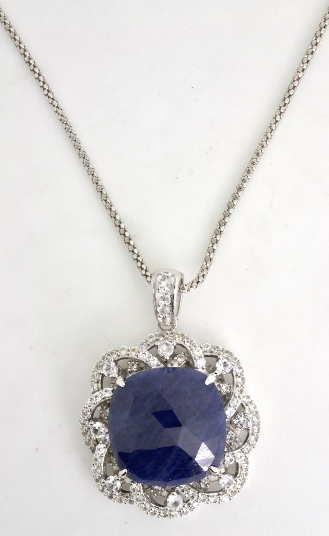 Sapphire Necklace Appraised Value: $3,015