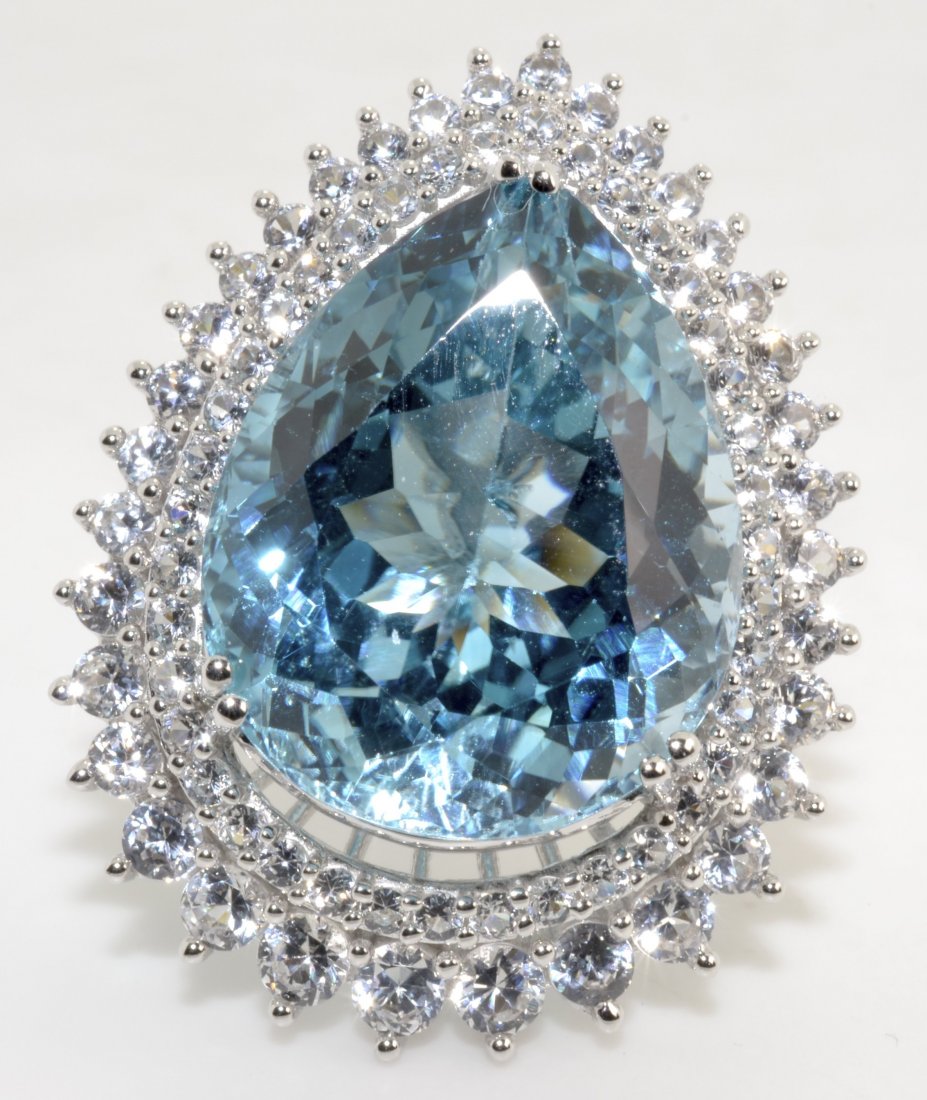 Topaz & Sapphire Ring Appraised Value: $2,350