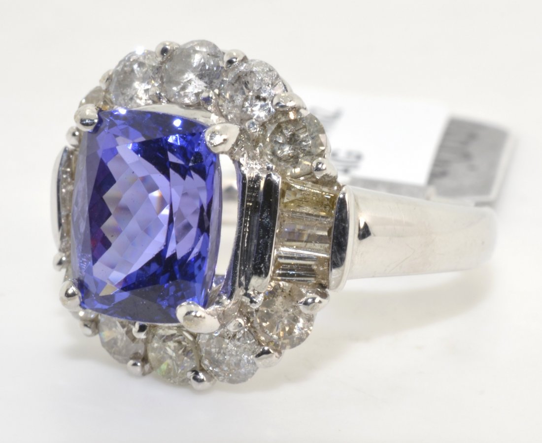 Tanzanite & Diamond Ring Appraised Value: $16,500 - 3
