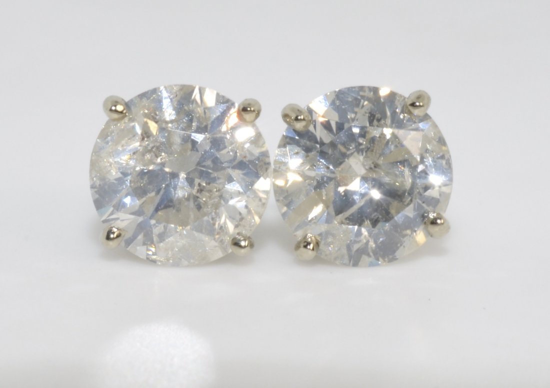 Diamond Earrings Appraised Value: $27,100
