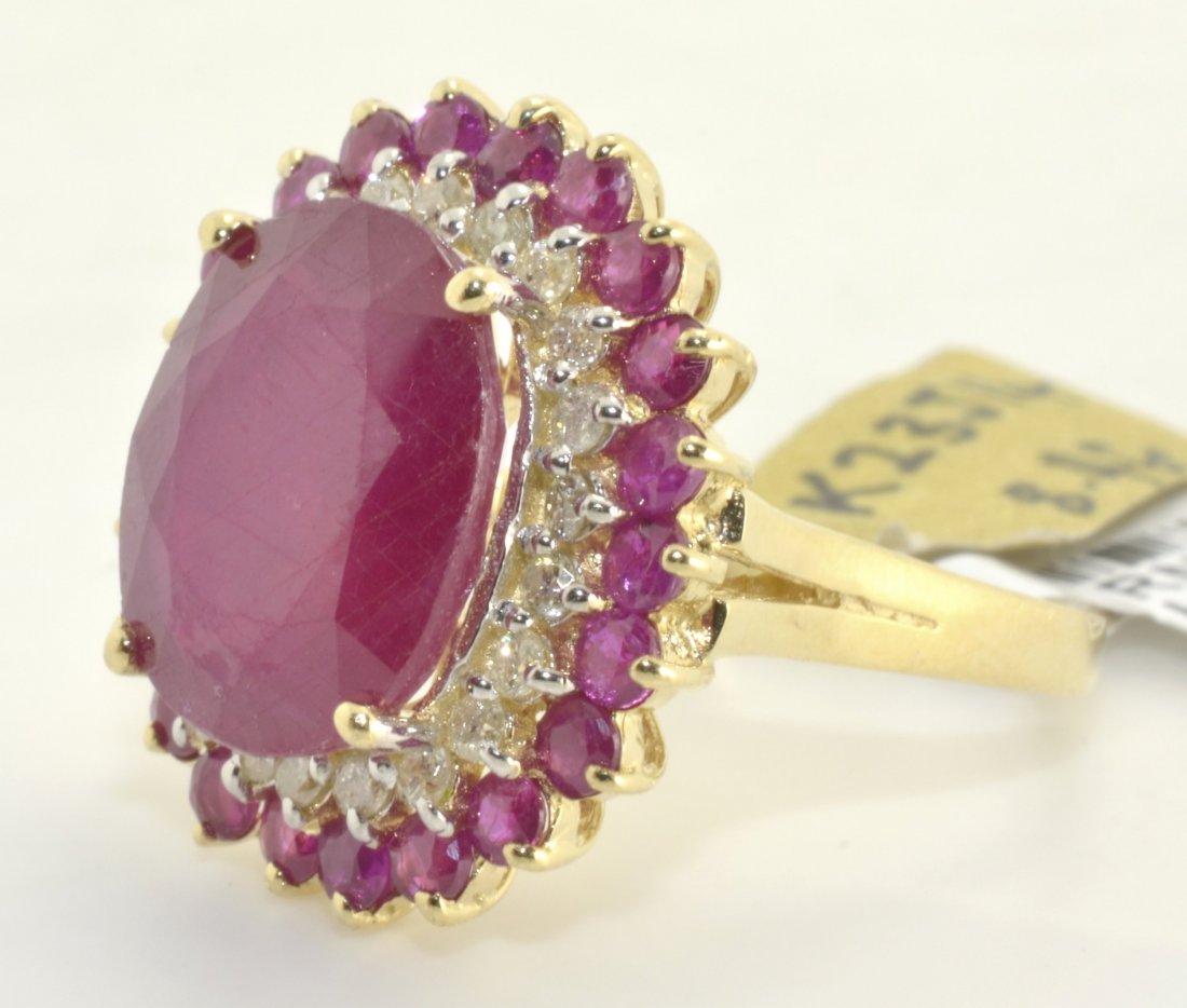 Ruby & Diamond Ring Appraised Value: $17,259