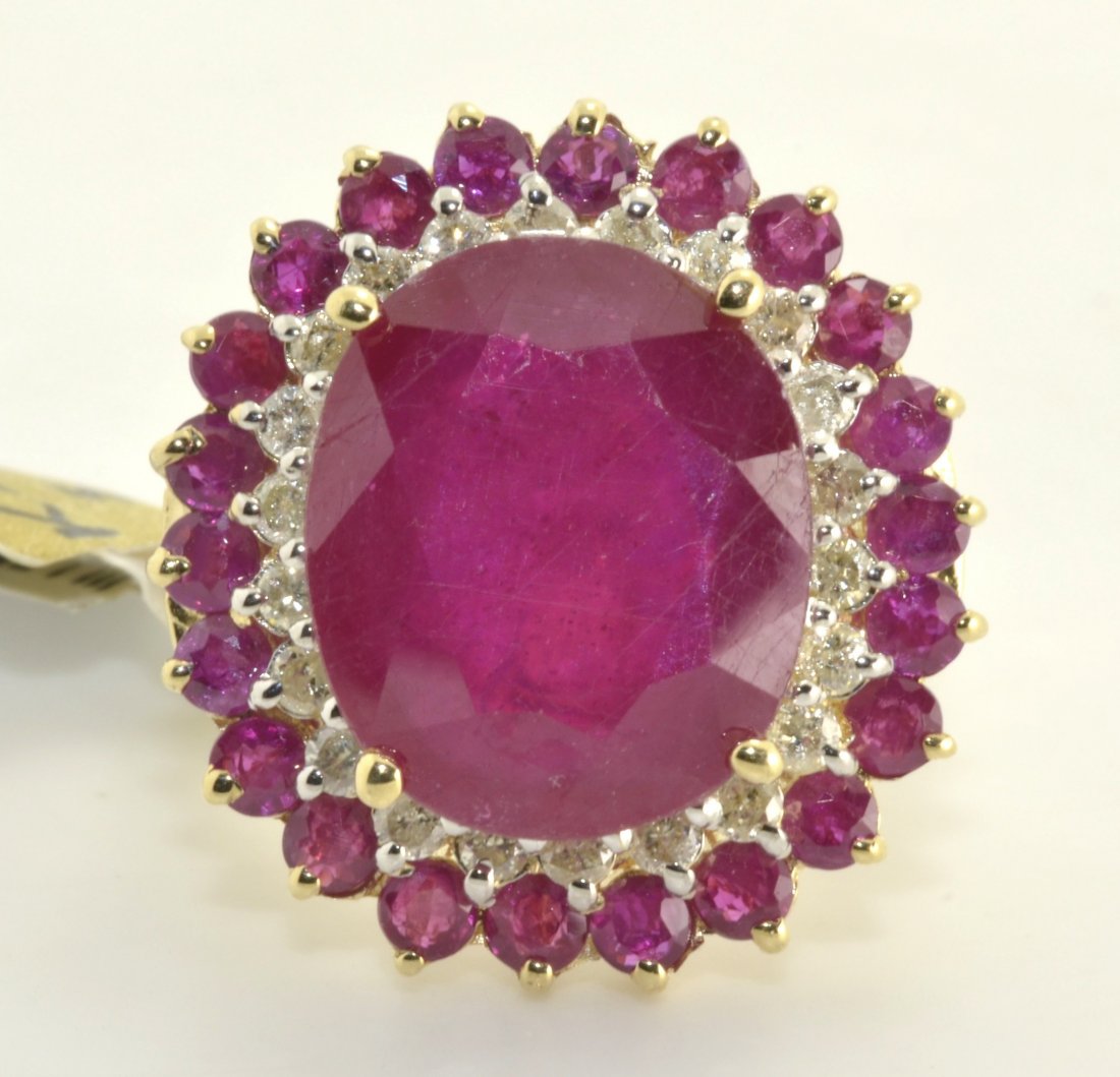 Ruby & Diamond Ring Appraised Value: $17,259 - 3