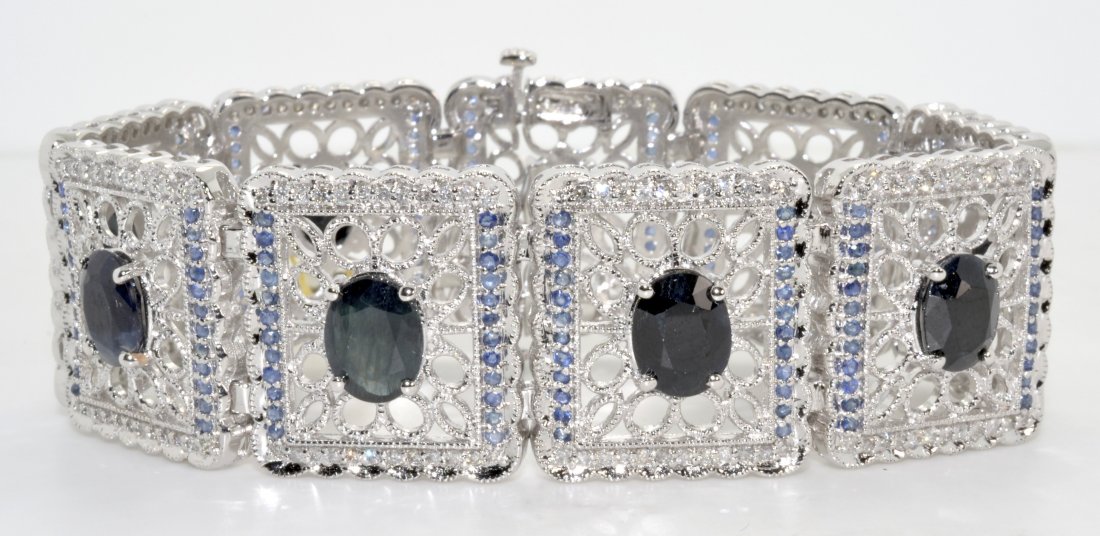 Sapphire & Diamond Bracelet AV: $22,846