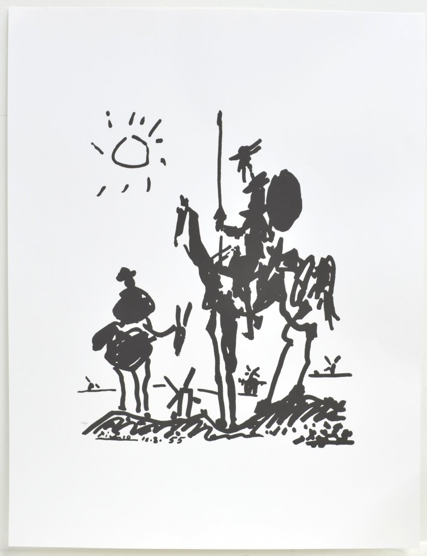 Pablo Picasso's "Don Quixote" Art (LITHO)