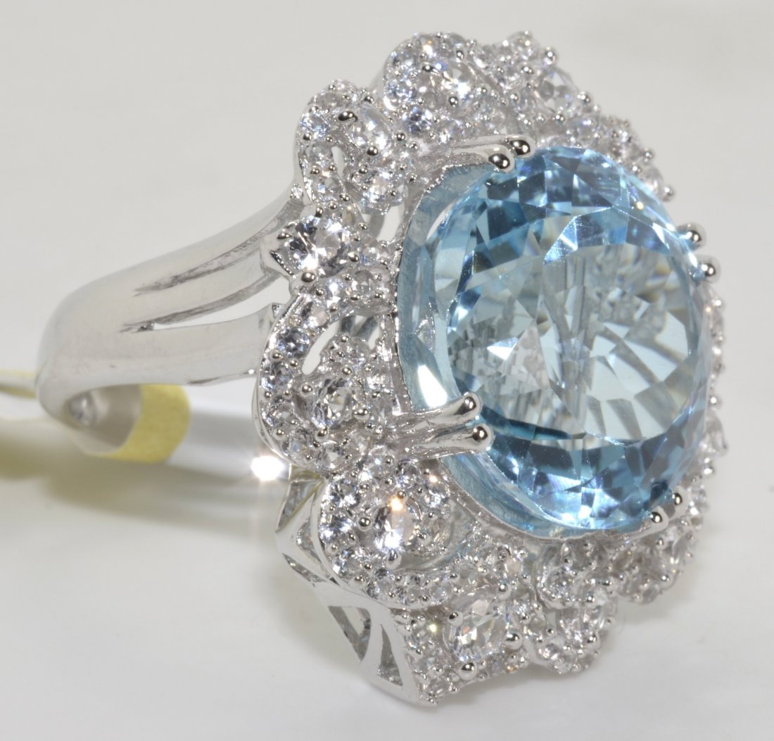 Topaz & Sapphire Ring Appraised Value: $6,639