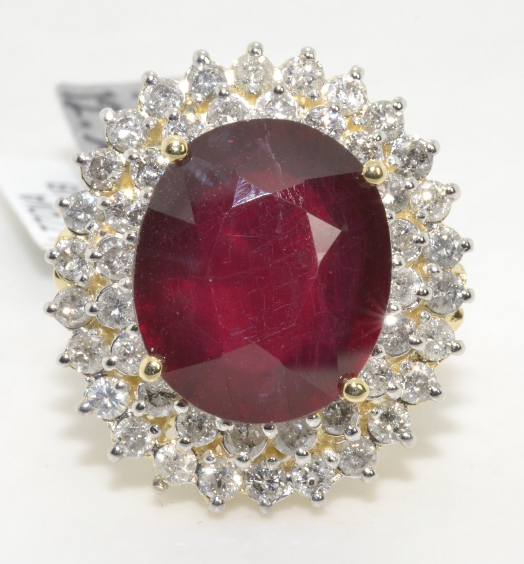 Ruby & Diamond Ring Appraised Value: $8,345