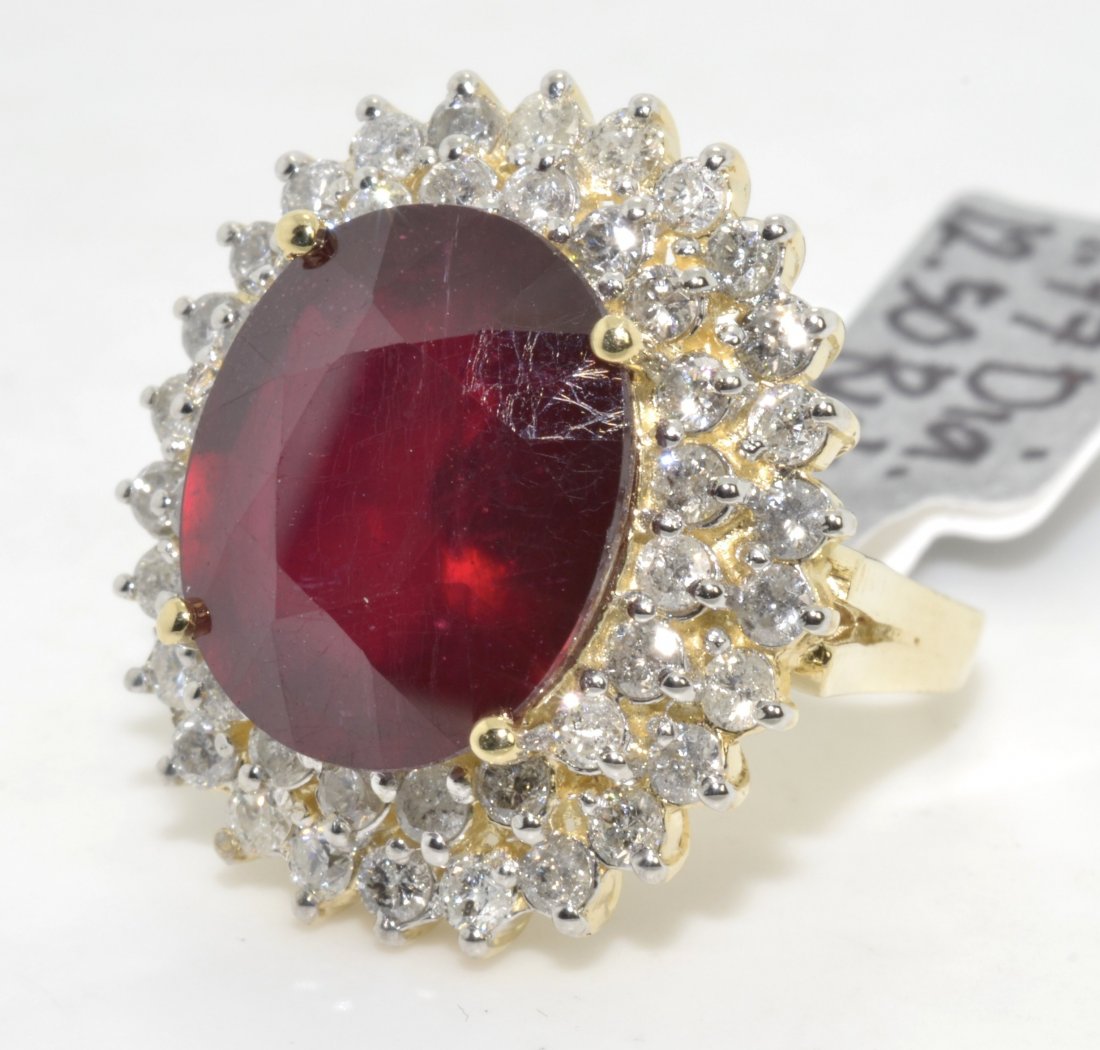 Ruby & Diamond Ring Appraised Value: $8,345 - 3