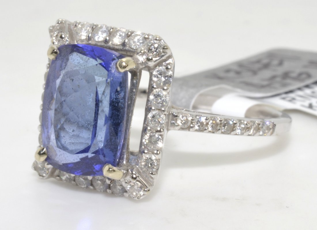 Tanzanite & Diamond Ring Appraised Value: $9,750 - 3