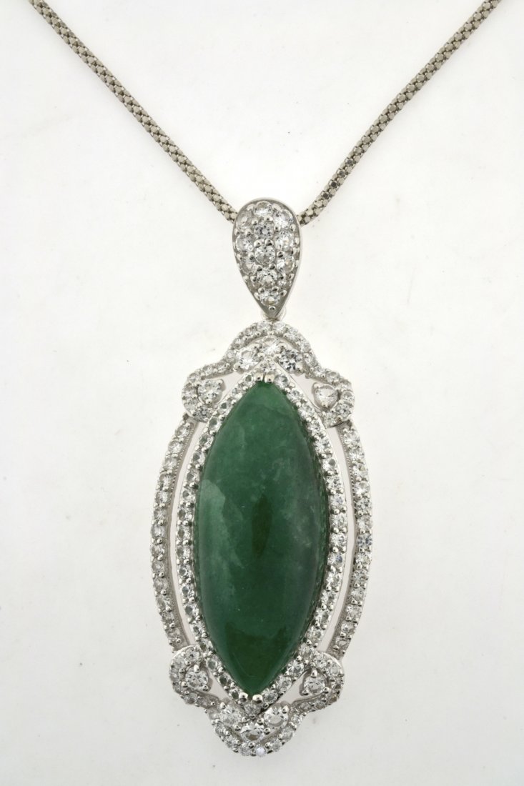 Emerald & Sapphire Necklace Appraised Value: $6,331