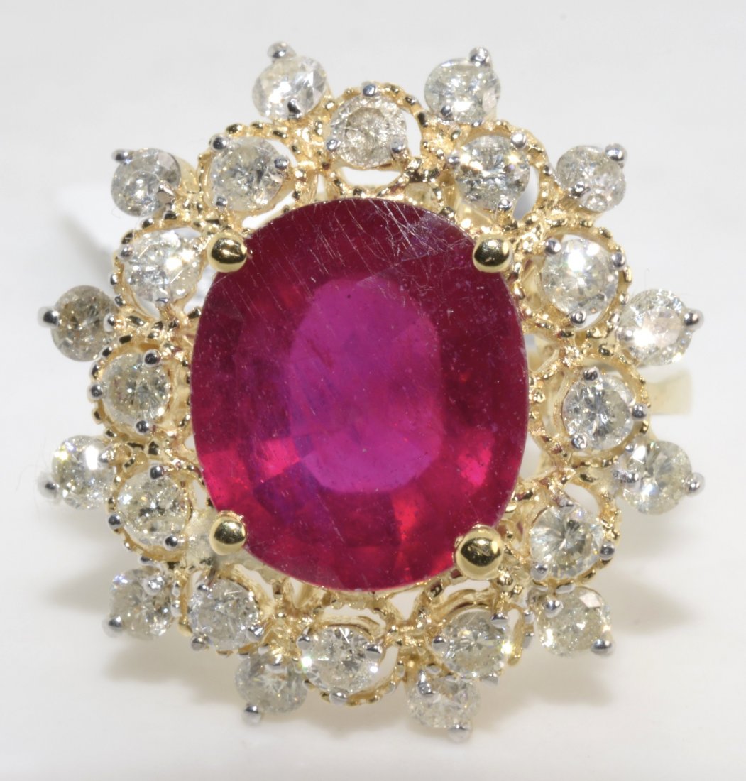 Ruby & Diamond Ring Appraised Value: $18,638 - 3