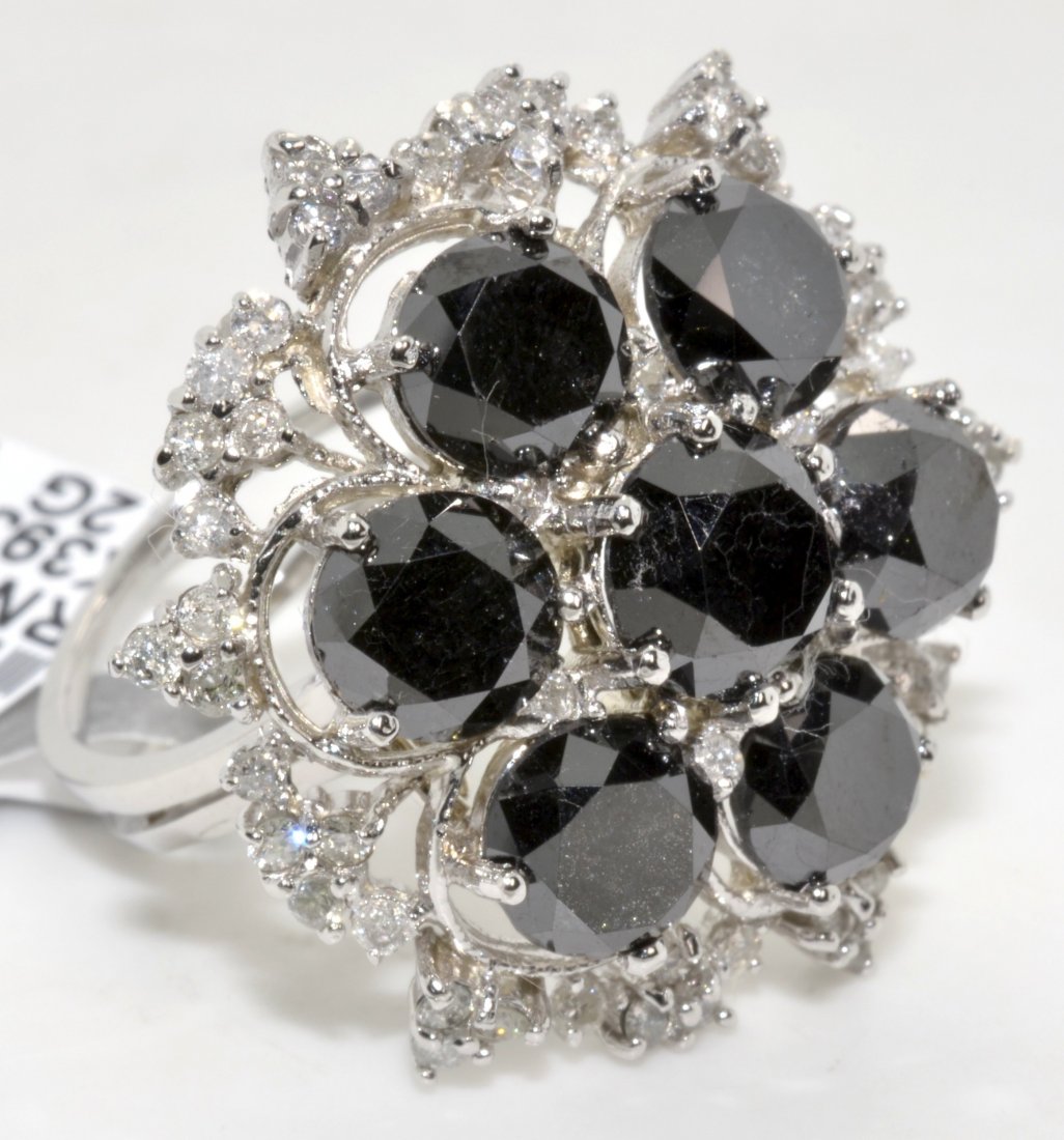 Black & White Diamond Ring Appraised Value: $13,325 - 3