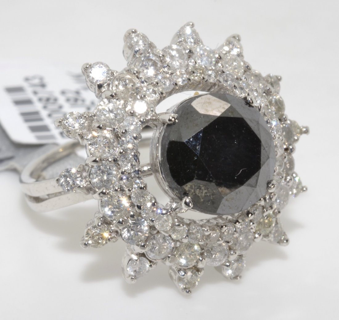 Black & White Diamond Ring Appraised Value: $12,180